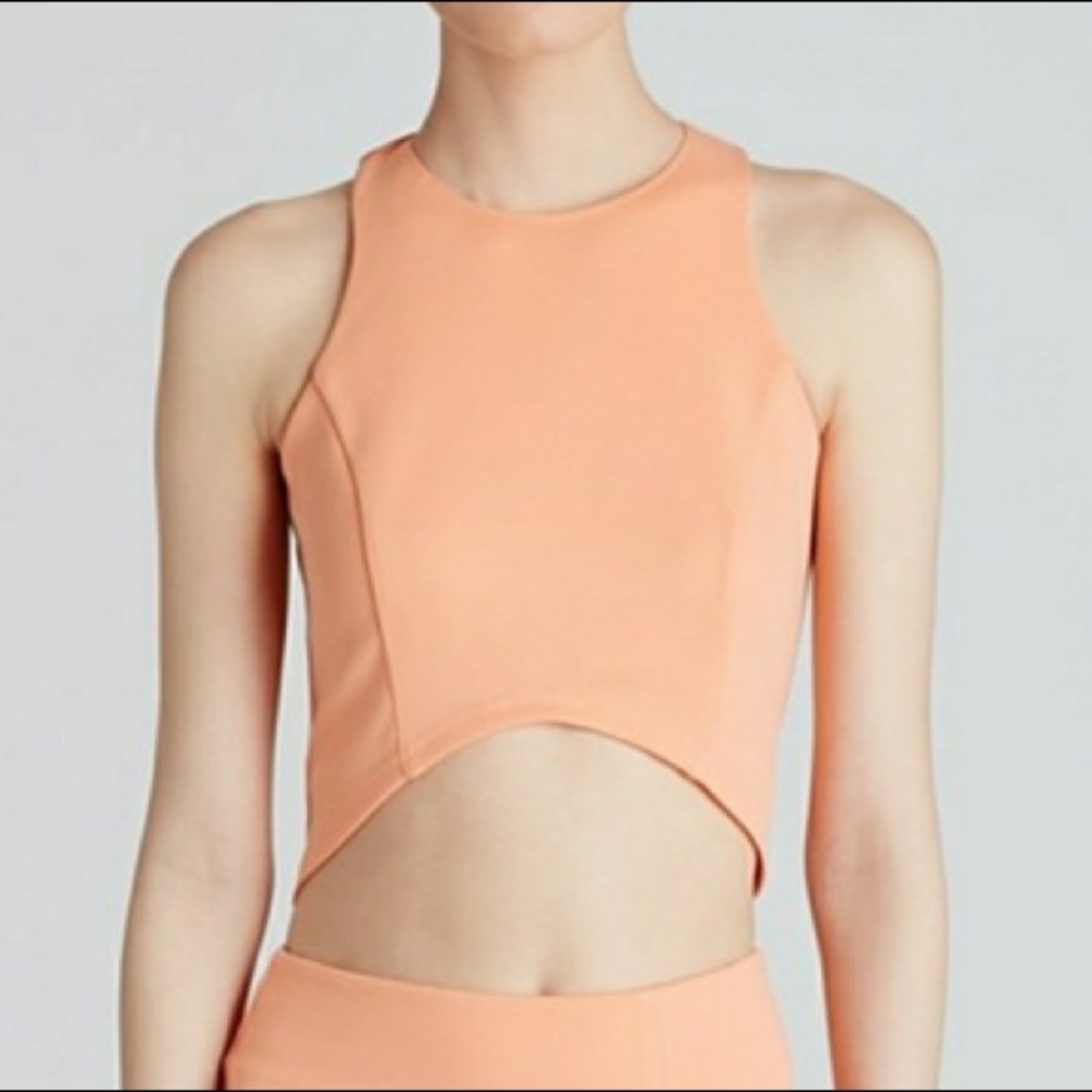 NWOT Lucy Paris Coral Crop TOP | Size M